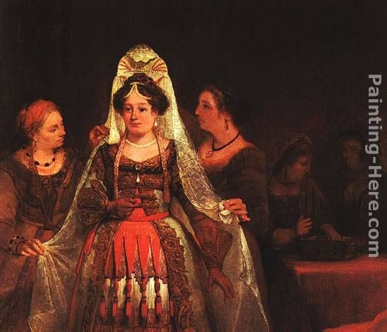 Aert de Gelder The Jewish Bride (Esther Bedecked)